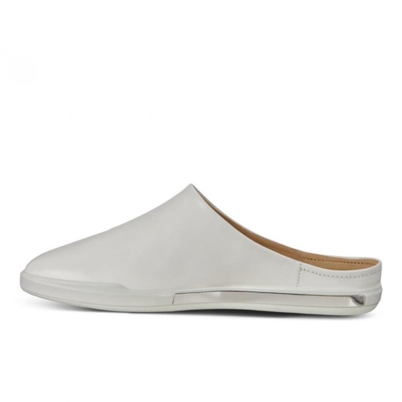 ECCO genuine white leather mules - Picture 3 of 12